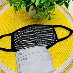 Bling mask with filter 2 pack